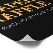 Bier en Luiers Baby shower Luier Raffle Poster (Hoek)