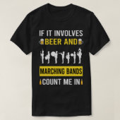 Bier en Marching Band T-shirt (Design voorkant)