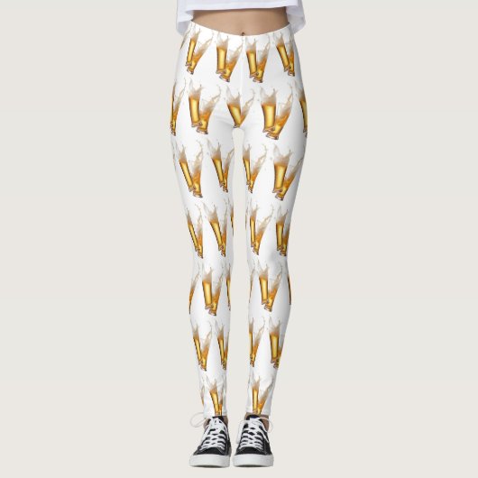 **BIER EN MEER BIER* FUNNY LEGGINGS (Voorkant)
