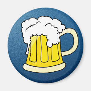 Bier en mok magneet
