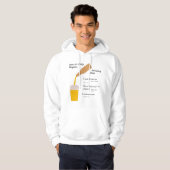 Bier- en natuurkunde hoodie (Voorkant volledig)