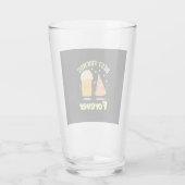 bier en pizza glas (Achterkant)