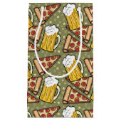 Bier en Pizza Grafisch Klein Cadeauzakje (Voorkant)