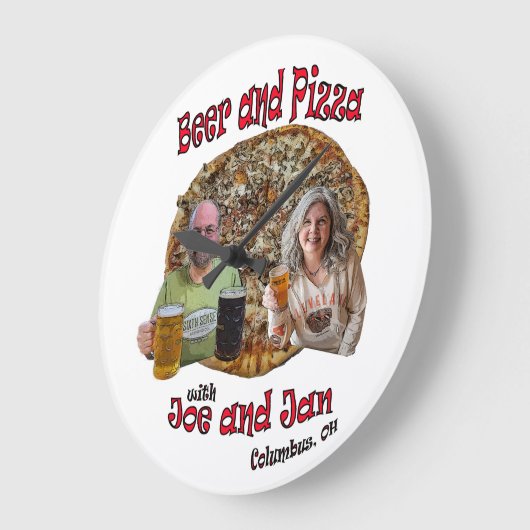 Bier en pizza met Joe en Jan - Muurklok Grote Klok (Hoek)