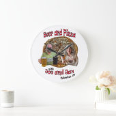 Bier en pizza met Joe en Jan - Muurklok Grote Klok (Huis)