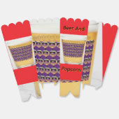Bier en popcorn bedankdoosjes (Ongevouwen)