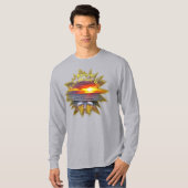 Bier en Puerto Sunset Beach 1739 T-shirt (Voorkant volledig)