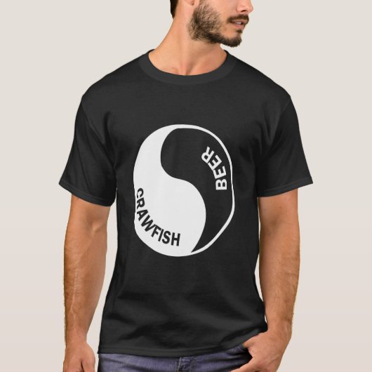 Bier En Rivierkreeft Grafisch Ontwerp T-shirt (Voorkant)