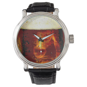 Bier en schuim horloge