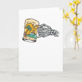 Bier en strand kaart (Gele Bloem)