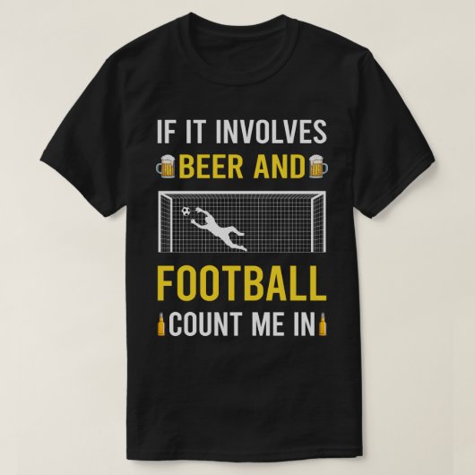 Bier en t-shirt (Design voorkant)