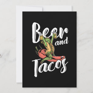 Bier en Tacos Mexican Mexico Chili Nachos Gift Kaart