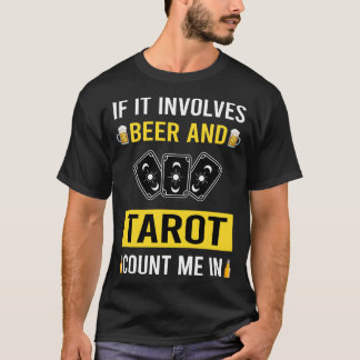Bier en tarot t-shirt