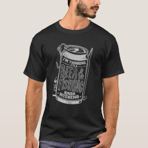 Bier en vissen Vissen Visser Bier Humor 1 T-shirt