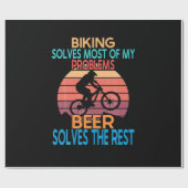 Bier en wieg cadeaupapier (Vlak)