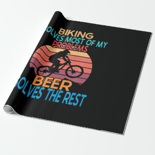 Bier en wieg cadeaupapier