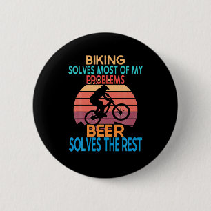 Bier en wieg ronde button 5,7 cm