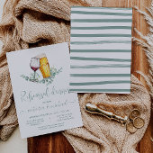 Bier en wijn repetitie diner kaart