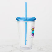 Bier en Zonneuwen Acryl Drinkbeker (Rechts)