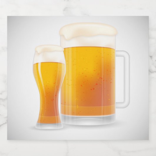Bier Etiket (Enkel label)