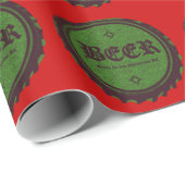 Bier Fles Pet Green Cadeaupapier (Rol Hoek)