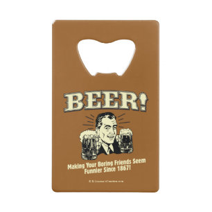 Bier: Friends helpen schimmelaar Creditkaart Flessenopener