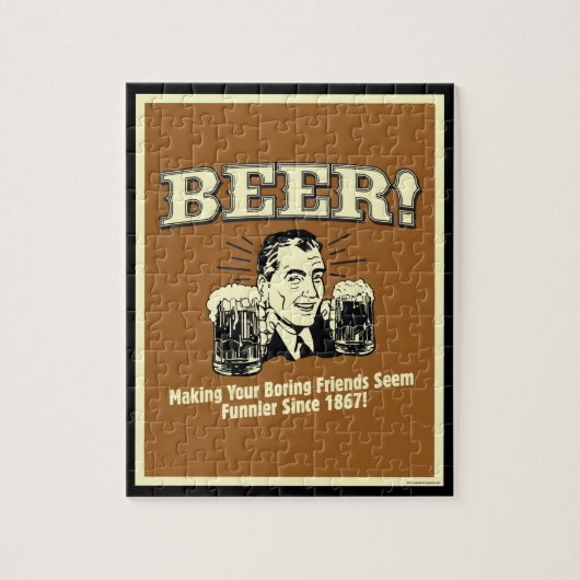 Bier: Friends helpen schimmelaar Legpuzzel (Verticaal)