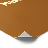 Bier: Friends helpen schimmelaar Poster (Hoek)