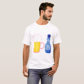 Bier, frisdrank, drink afbeeldingen t-shirt (Voorkant volledig)