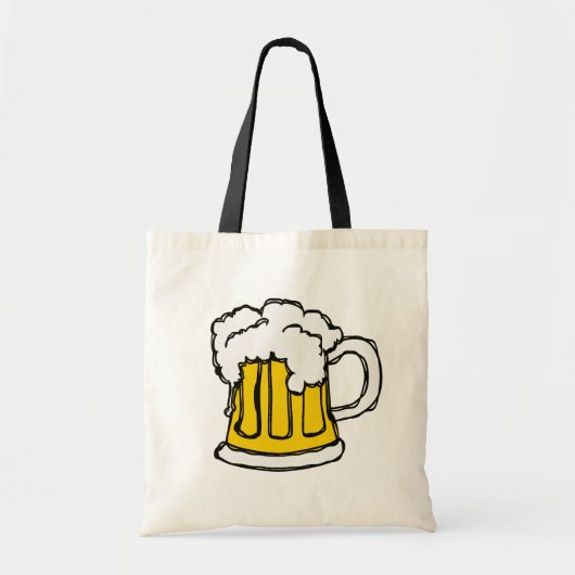 Bier! Frothy Bubble Mok of Brew Tote Bag (Voorkant)