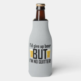 Bier Geen Quitter Grappige Fles Koeler