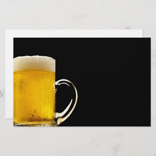 Bier Gepersonaliseerd briefpapier (Voorkant / Achterkant)