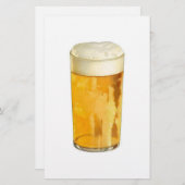 Bier Gepersonaliseerd briefpapier (Voorkant / Achterkant)