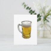 Bier gepersonaliseerde uitnodiging - Bier nodigt u (Staand voorkant)