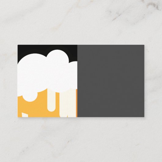 Bier Glas | Brouwerij Visitekaartje (Achterkant)