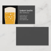 Bier Glas | Brouwerij Visitekaartje (Voorkant / Achterkant)