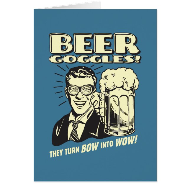 Bier Goggles: Bow omgooien (Voorkant)