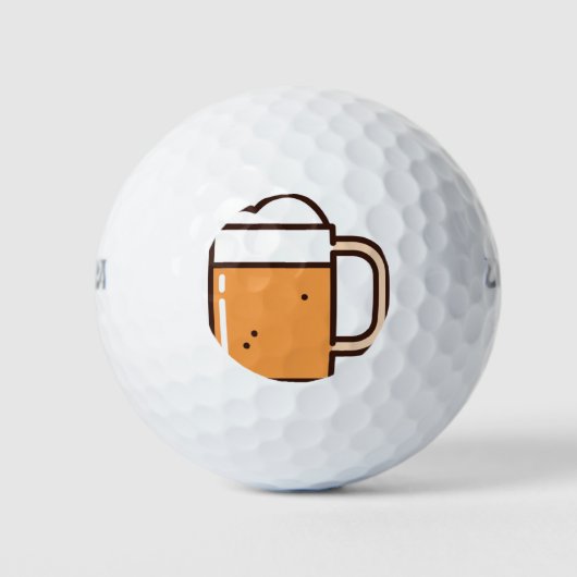 bier golfballen (Voorkant)