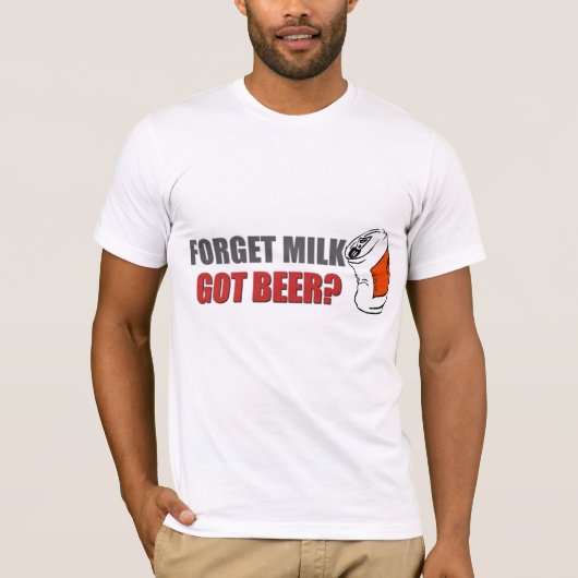 Bier... GOT BEER T-shirt (Voorkant)