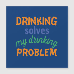 Bier grappige quote: Drinken lost drinkprobleem op