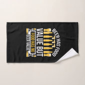 Bier heeft een voedingswaarde op de geboorte handdoek (Handdoek)