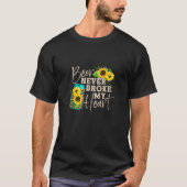 Bier heeft mijn hart nooit gebroken Zonnebloem Lui T-shirt (Voorkant)