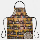 Bier helemaal over afdruk Apron Houd het handig Schort (Voorkant)
