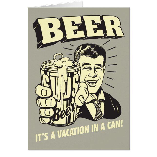 Bier: Het is een Vacatie in Kan (Voorkant)
