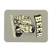 Bier: Het is een Vacatie in Kan Magneet (Horizontaal)