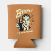 Bier: Het is je vriend Blikjeskoeler (Achterkant)