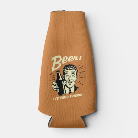 Bier: Het is je vriend Flesjeskoeler (Voorkant)