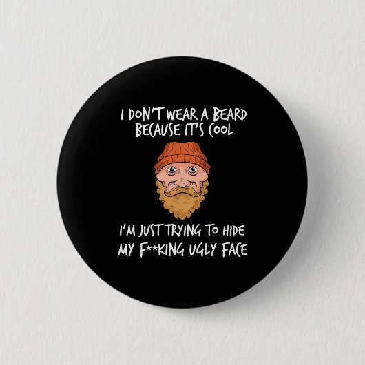 Bier het is kool ronde button 5,7 cm (Voorkant)