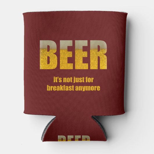 Bier Het is niet alleen voor ontbijt Blikjeskoeler (Voorkant)