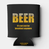 Bier Het is niet alleen voor ontbijt Blikjeskoeler (Achterkant)